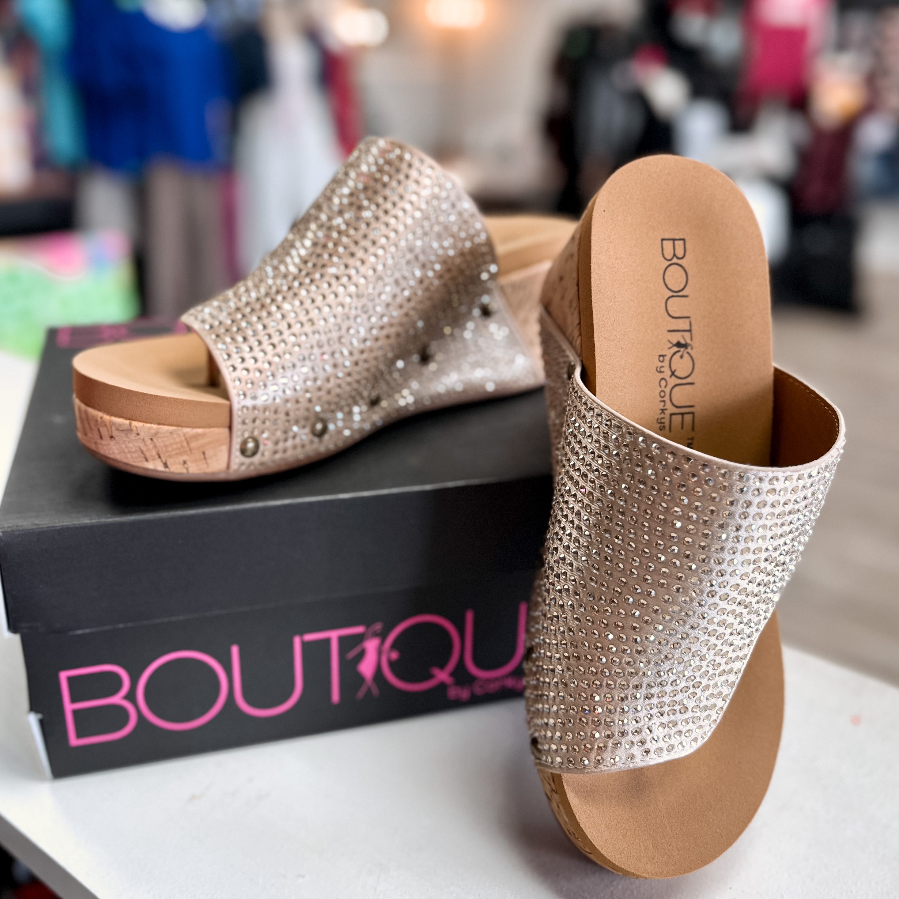 Boutique wedges store