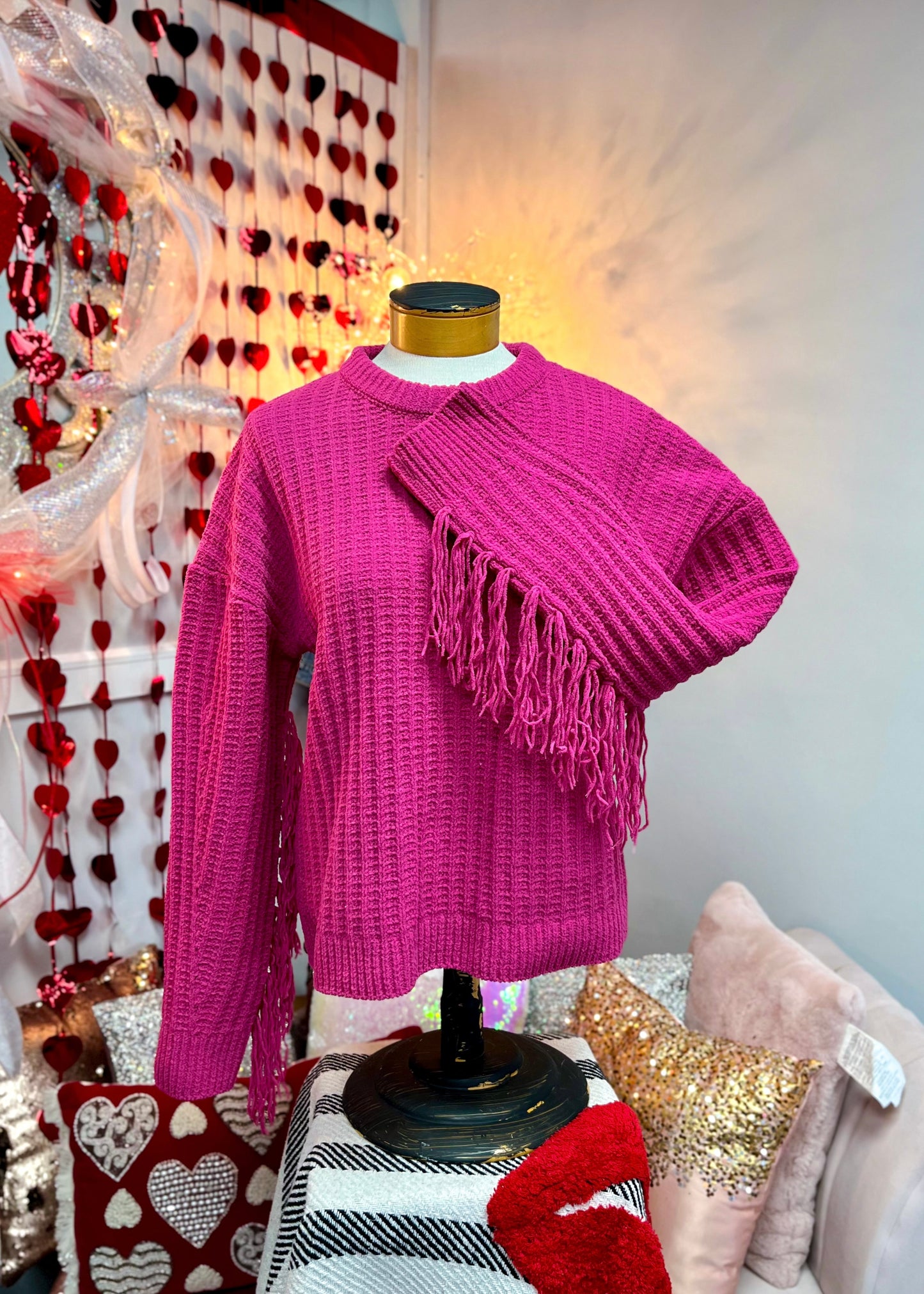 Fringe Tidings Sweater