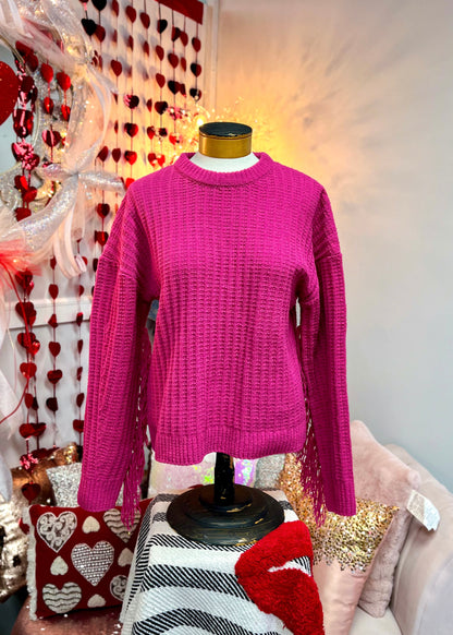 Fringe Tidings Sweater