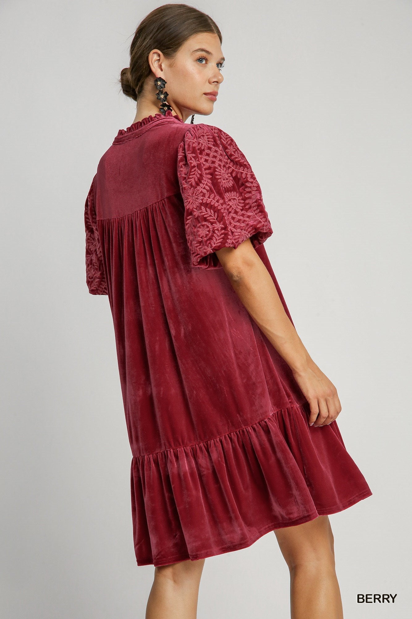 Rosewood Velour Dress