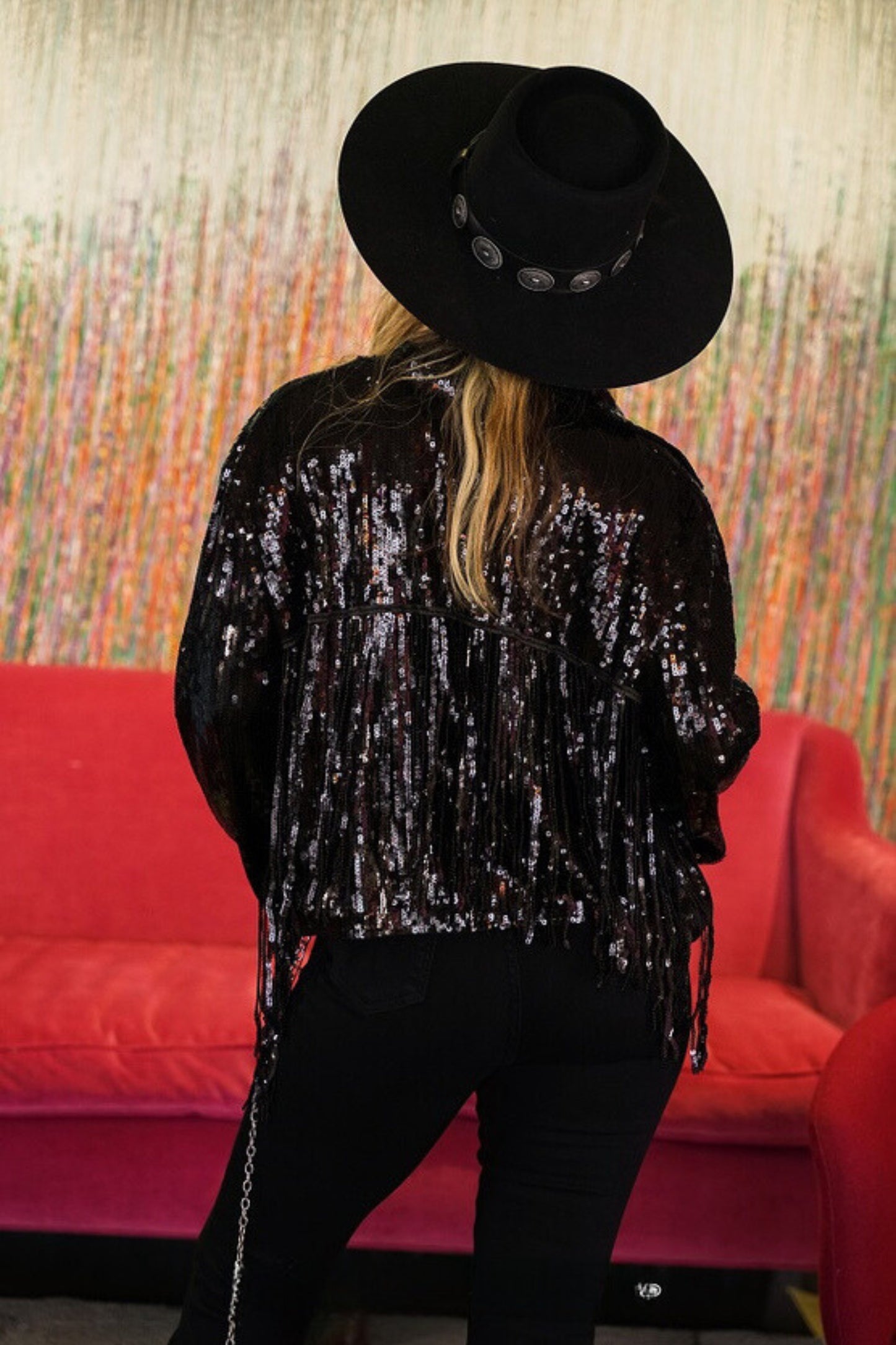 Sequin Strut Jacket