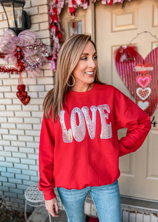 Love Patch Sweatshirt