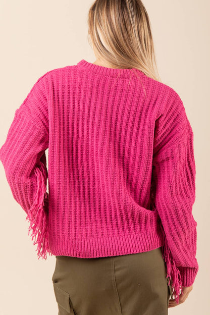 Fringe Tidings Sweater