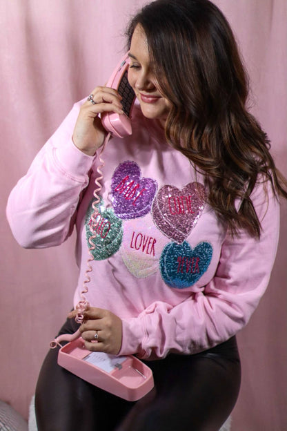 Candy Heart Sweatshirt