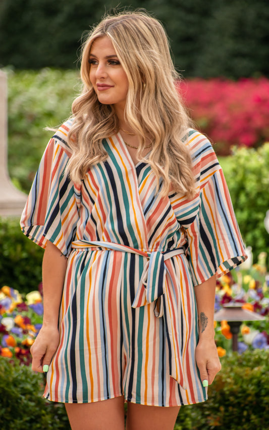 Seeing Stripes Romper