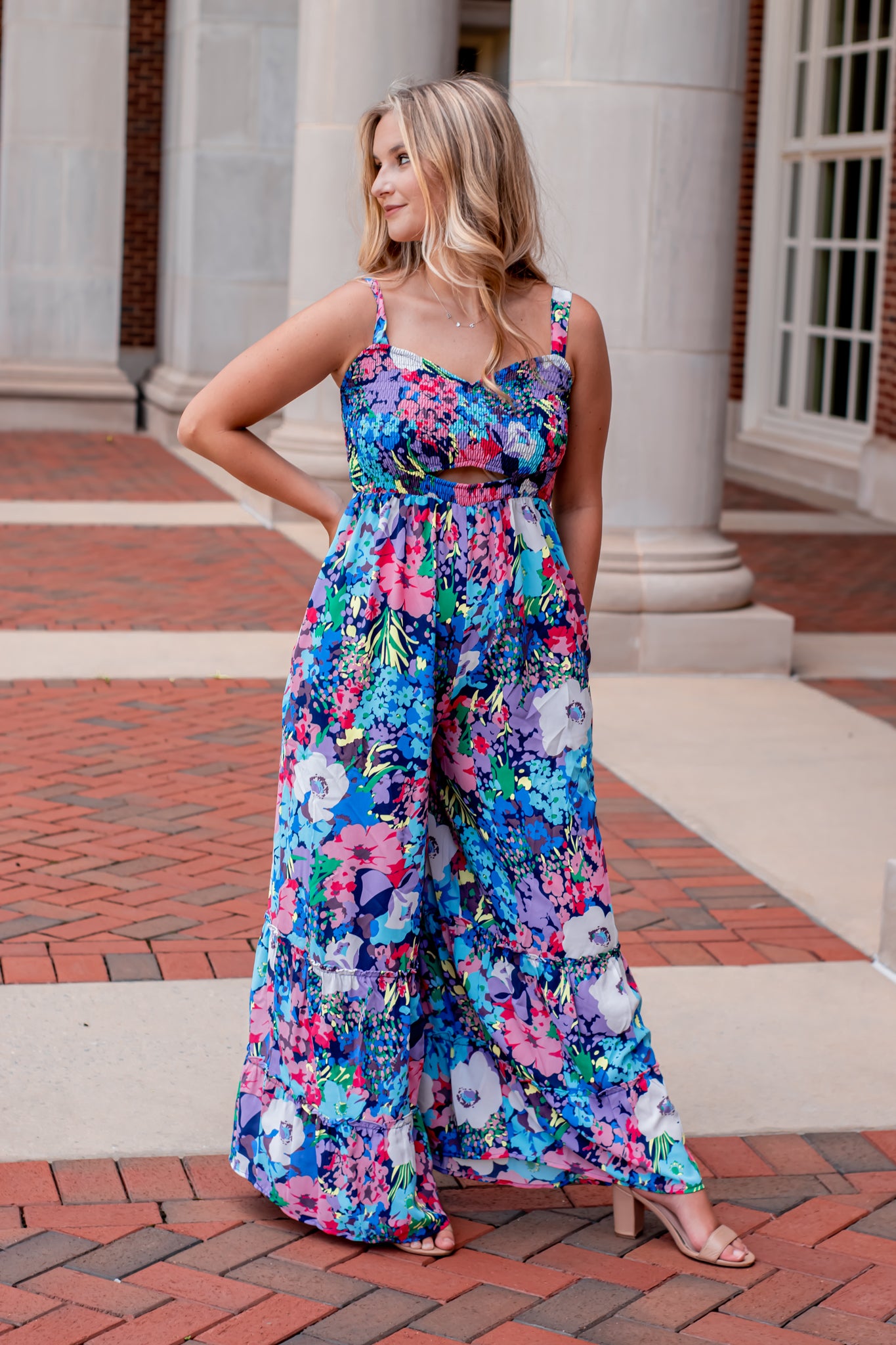 Fluorescent Floral Jumper