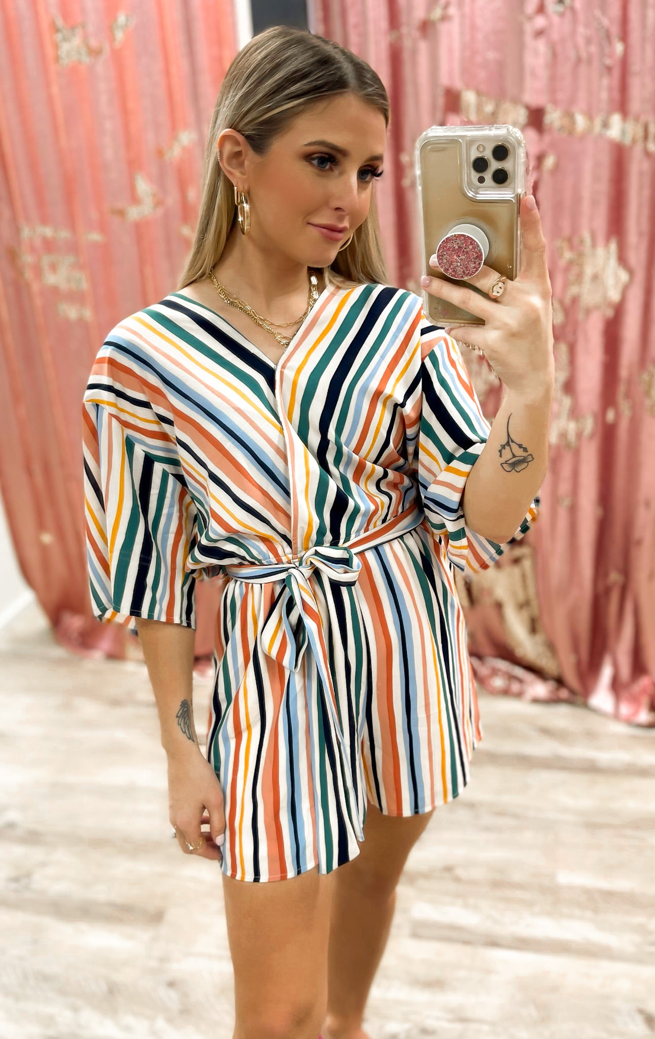 Seeing Stripes Romper